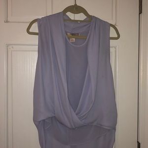 Purple blouse